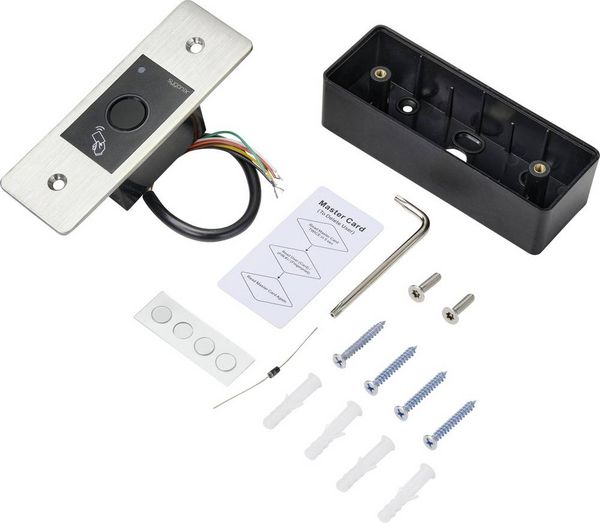 Produktbild: Sygonix SY-4760952 Fingerprint/RFID Zugangssystem Unterputz 12 V/DC, 18 V/DC IP66