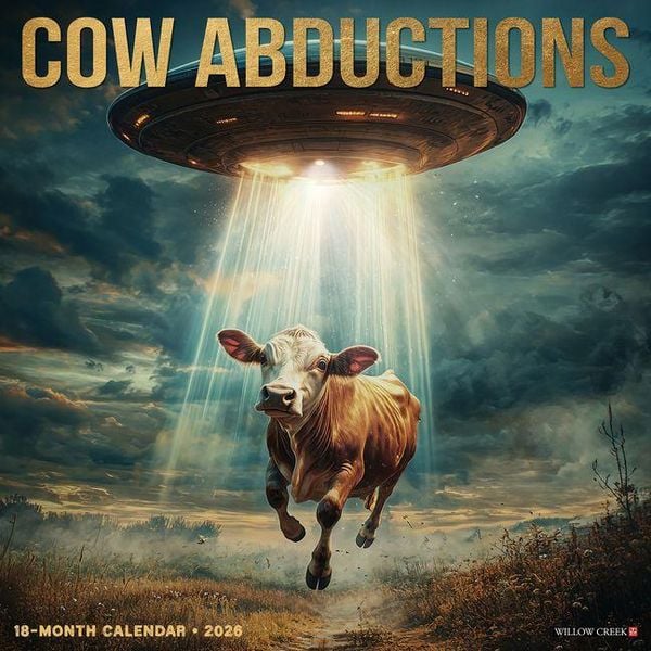 Produktbild: Cow Abductions 2026 Wall Calendar