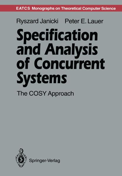 Produktbild: Specification and Analysis of Concurrent Systems