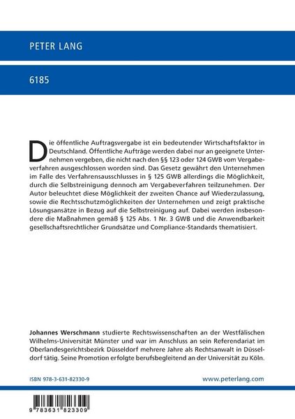 Produktbild: Die vergaberechtliche Selbstreinigung und Schadenswiedergutmachung im Lichte der Vergaberechtsnovelle 2016