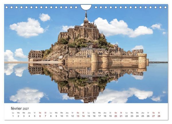Produktbild: Visite de la France (Calendrier mural 2027 DIN A4 vertical), CALVENDO calendrier mensuel