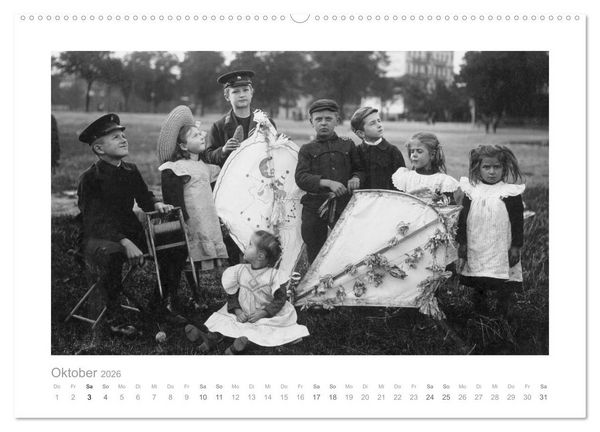 Produktbild: Leben in Berlin um 1900 &ndash; Fotografie von Haeckel (Wandkalender 2026 DIN A2 quer), CALVENDO Monatskalender