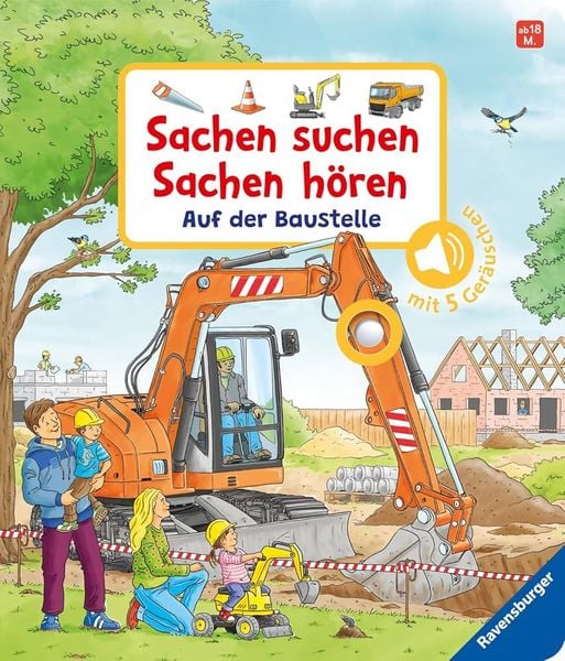 Produktbild: Sachen suchen, Sachen h&ouml;ren: Auf der Baustelle
