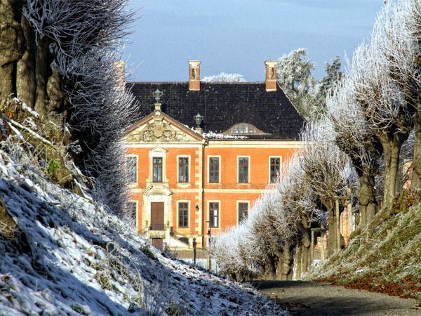 Produktbild: CALVENDO Puzzle Winter in Schloss Bothmer im Kl&uuml;tzer Winkel | 1000 Teile Lege-Gr&ouml;&szlig;e 64x48cm Foto-Puzzle f&uuml;r gl&uuml;ckliche Stunden