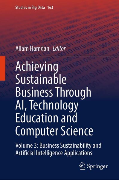 Produktbild: Achieving Sustainable Business Through AI, Technology Education and Computer Science