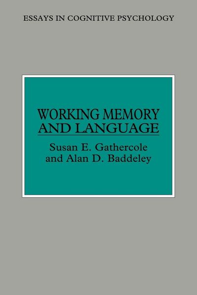 Produktbild: Working Memory and Language
