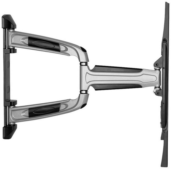 Produktbild: Neomounts LED-W700SILVER TV-Wandhalterung 81,3 cm (32") - 152,4 cm (60") Neigbar, Schwenkbar, Ausziehbar Zusammenklappbar