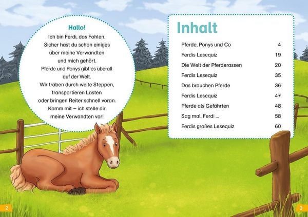 Produktbild: WAS IST WAS Erstes Lesen Band 7. Pferde und Ponys
