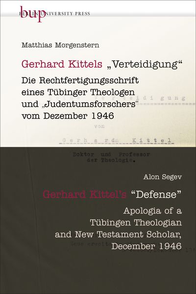 Produktbild: Gerhard Kittels Verteidigung | Gerhard Kittel&rsquo;s Defence