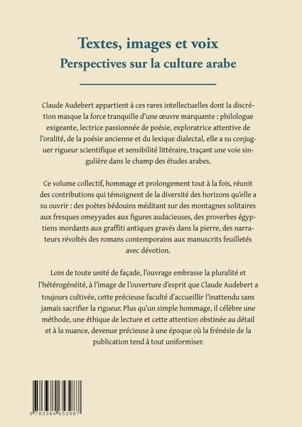 Produktbild: Textes, images et voix &ndash; Perspectives sur la culture arabe