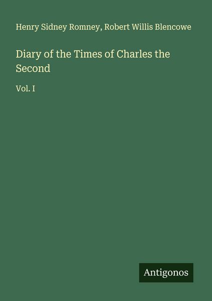 Produktbild: Diary of the Times of Charles the Second
