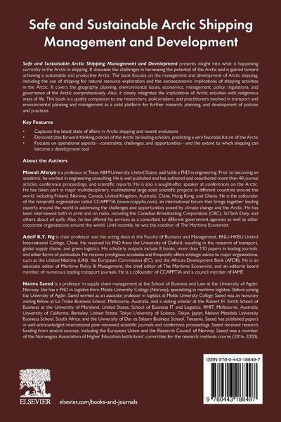 Produktbild: Afenyo, M: Safe and Sustainable Arctic Shipping Management a