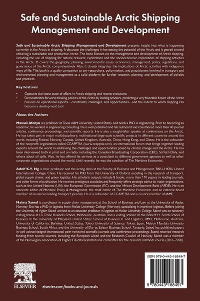 Produktbild: Safe and Sustainable Arctic Shipping Management and Development