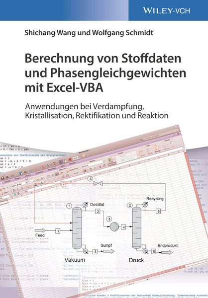 Produktbild: Berechnung von Stoffdaten und Phasengleichgewichten mit Excel-VBA