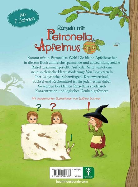 Produktbild: Petronella Apfelmus - Zauberspa&szlig; und Hexenlogik. Das gro&szlig;e R&auml;tselbuch