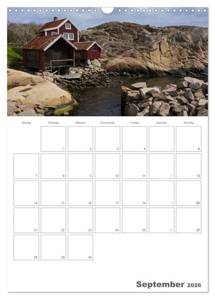 Produktbild: Typisch Schwedisch Bohusl&auml;n (Wandkalender 2026 DIN A3 hoch), CALVENDO Monatskalender
