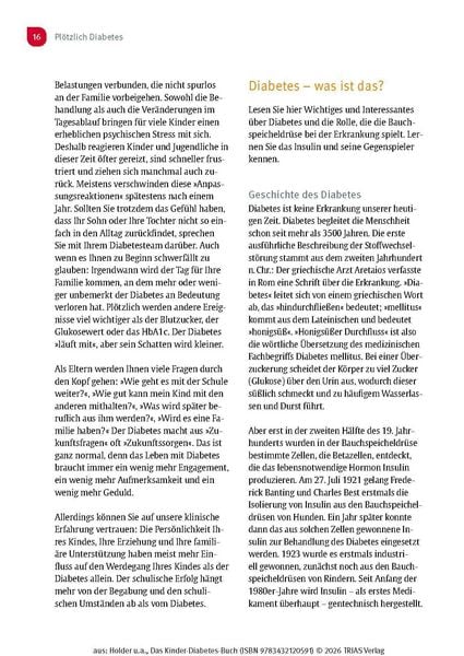 Produktbild: Das Kinder-Diabetes-Buch