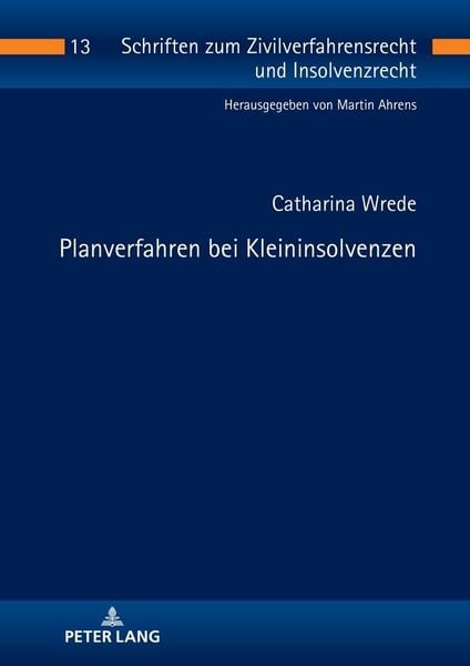 Produktbild: Planverfahren bei Kleininsolvenzen