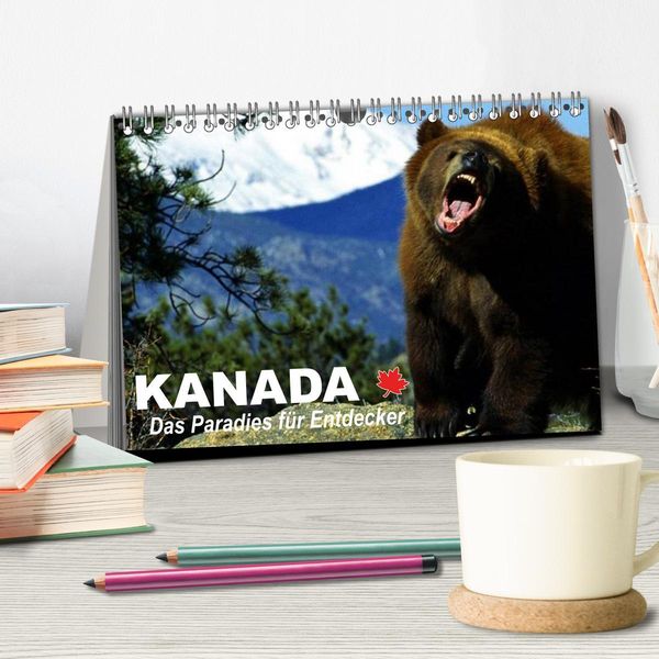 Produktbild: Kanada - Das Paradies f&uuml;r Entdecker (Tischkalender 2026 DIN A5 quer), CALVENDO Monatskalender