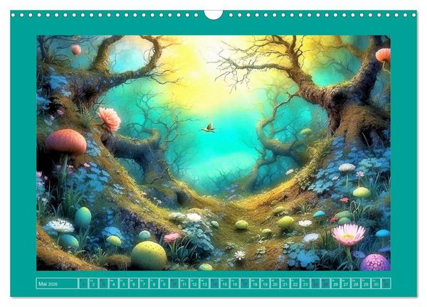 Produktbild: Wundersame Wurzelwelten (Wandkalender 2026 DIN A3 quer), CALVENDO Monatskalender
