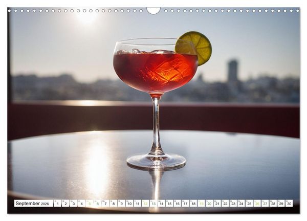 Produktbild: Dein Monat dein Cocktail (Wandkalender 2026 DIN A3 quer), CALVENDO Monatskalender