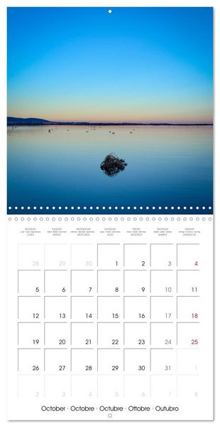 Produktbild: M&eacute;diterran&eacute;e - L'&eacute;tang de Thau (Calendrier mural carr&eacute; 2026 30x30 cm) Calendrier double avec une page pour vos prises de notes