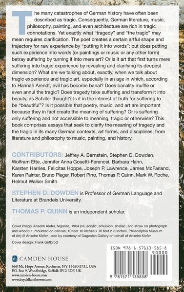 Produktbild: Tragedy and the Tragic in German Literature, Art, and Thought