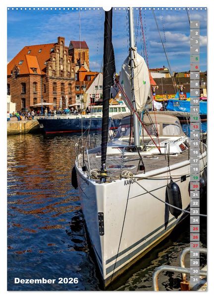 Produktbild: Wismar Stadtansichten (hochwertiger Premium Wandkalender 2026 DIN A2 hoch), Kunstdruck in Hochglanz