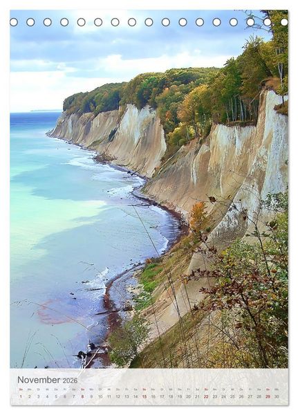 Produktbild: Im Nationalpark Jasmund - Naturwunder auf der Ostseeinsel R&uuml;gen (Tischkalender 2026 DIN A5 hoch), CALVENDO Monatskalender