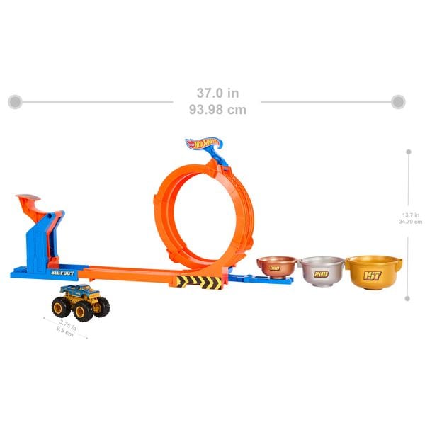 Produktbild: Hot Wheels Monster Trucks 2-in-1 Loop & Flip Challenge