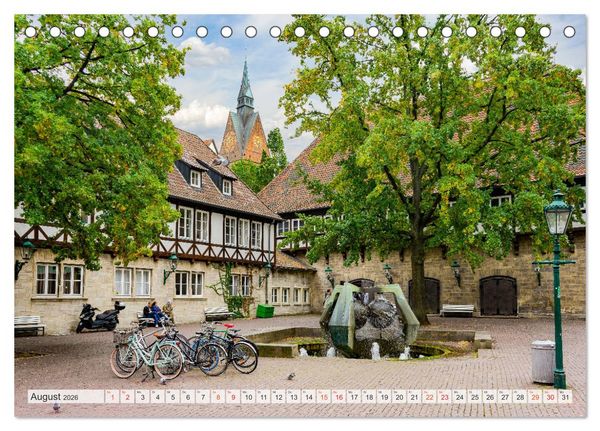 Produktbild: Hannover Stadtansichten (Tischkalender 2026 DIN A5 quer), CALVENDO Monatskalender