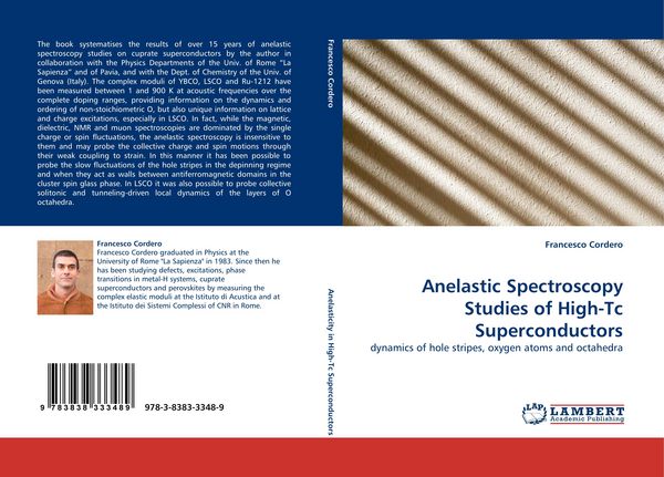 Produktbild: Anelastic Spectroscopy Studies of High-Tc Superconductors