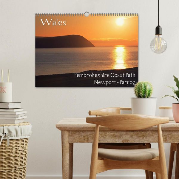 Produktbild: Wales - Pembrokeshire Coast Path (Wandkalender 2026 DIN A3 quer), CALVENDO Monatskalender