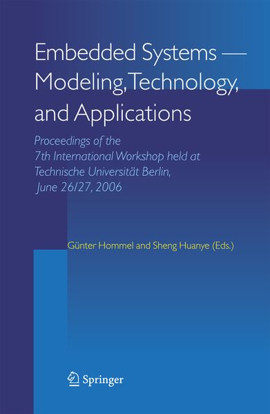 Produktbild: Embedded Systems -- Modeling, Technology, and Applications