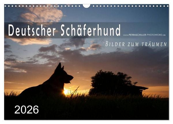 Deutscher Schäferhund / CH-Version (Wandkalender 2026 DIN A3 quer), CALVENDO Monatskalender
