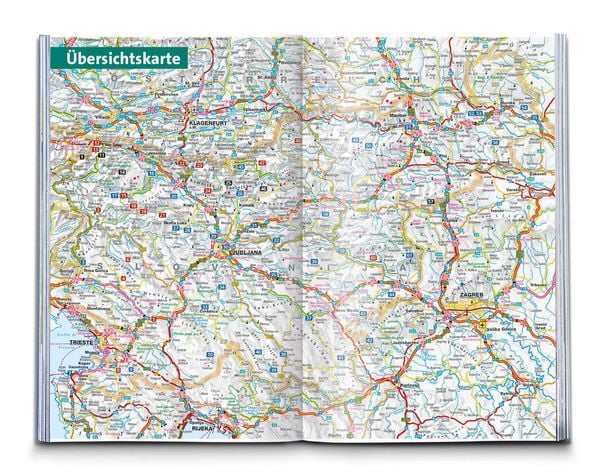 Produktbild: KOMPASS Wanderf&uuml;hrer Slowenien, 61 Touren mit Extra-Tourenkarte