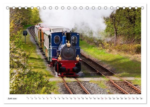 Produktbild: Wir fahren nach Borkum (Tischkalender 2026 DIN A5 quer), CALVENDO Monatskalender