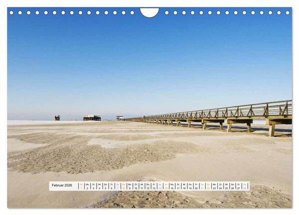 Produktbild: St. Peter-Ording (Wandkalender 2026 DIN A4 quer), CALVENDO Monatskalender