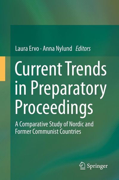 Produktbild: Current Trends in Preparatory Proceedings