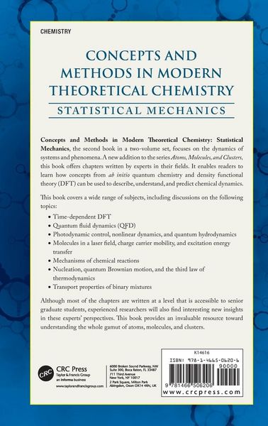 Produktbild: Concepts and Methods in Modern Theoretical Chemistry