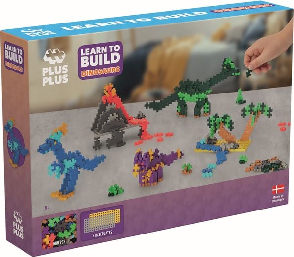 Produktbild: Plus Plus,600 Kreativ Bausteine Dinosaurier