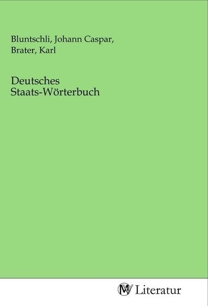 Produktbild: Deutsches Staats-W&ouml;rterbuch