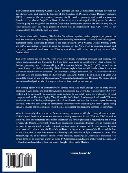 Produktbild: Commandant's Planning Guidance