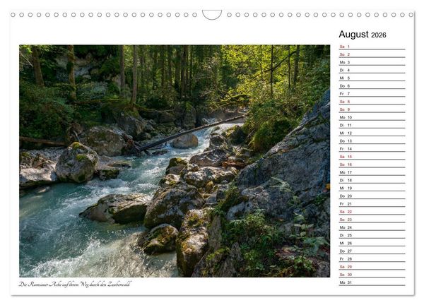 Produktbild: Rund um den Hintersee und Zauberwald (Wandkalender 2026 DIN A3 quer), CALVENDO Monatskalender