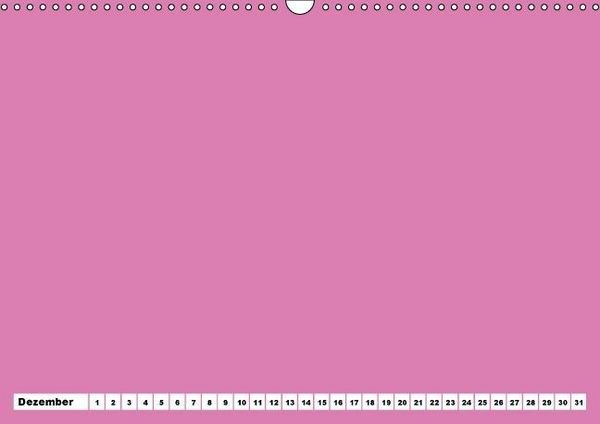 Produktbild: Bunter Bastelkalender f&uuml;r M&auml;dchen (Wandkalender immerw&auml;hrend DIN A3 quer)