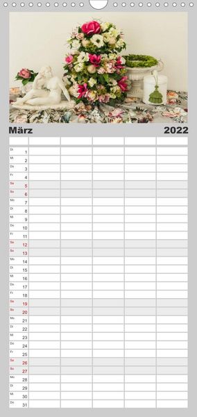 Produktbild: Familienplaner Raum f&uuml;r Blumen (Wandkalender 2022 , 21 cm x 45 cm, hoch)