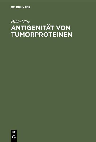 Produktbild: Antigenit&auml;t von Tumorproteinen