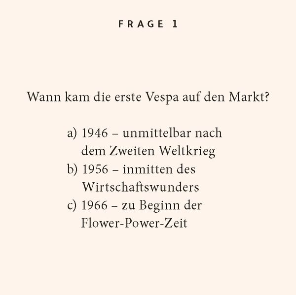 Produktbild: Vespa-Quiz