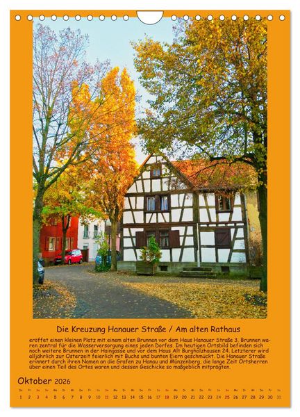 Produktbild: Gut 800 Jahre Burgholzhausen. Ein Ortsportr&auml;t in Wort und Bild 2026 (Wandkalender 2026 DIN A4 hoch), CALVENDO Monatskalender