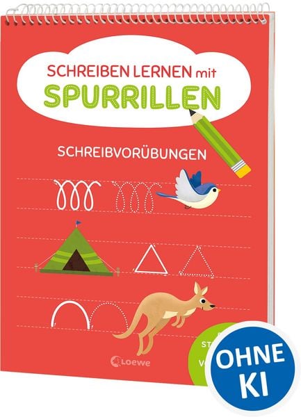 Produktbild: Schreiben lernen mit Spurrillen - Schreibvor&uuml;bungen